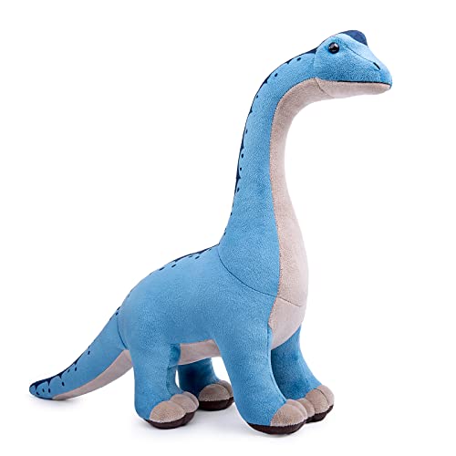 lilizzhoumax Dino Kuscheltier Brachiosaurus Dinosaurier Plüschtier Stofftier Simuliertes Kawaii Realistische Spielzeug Tiere Ostern tolle Geschenkidee für Kinder Jungen Mädchen 35cm/14Zoll