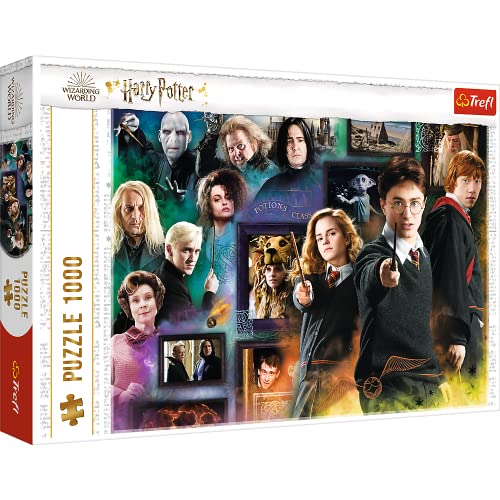 Trefl, Puzzle, Die Zaubererwelt, Harry Potter, 1000 Teile, Premium Quality, für Erwachsene und Kinder ab 12 Jahren