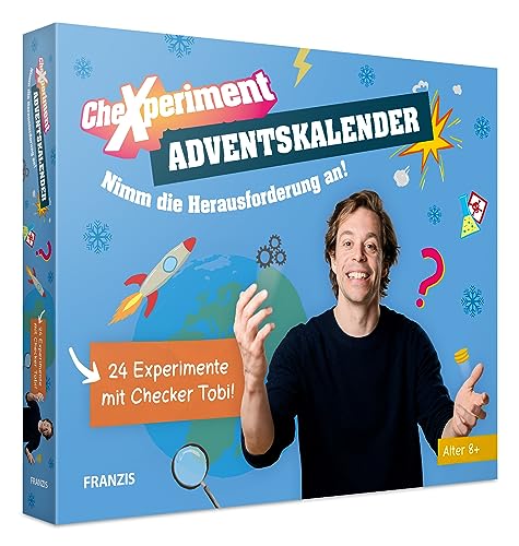 FRANZIS 67220 - CheXperiment Adventskalender: Nimm die Herausforderung an! 24 Experimente für den Advent mit Checker Tobi!