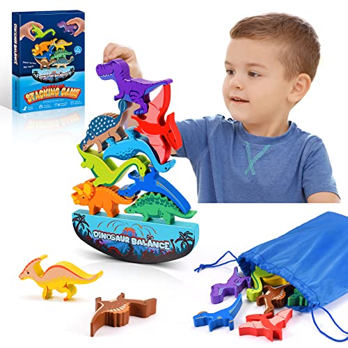 DejaNard Dinosaurier Spielzeug ab 3 4 5 6 Jahre Junge Spiele ab 3 4 5 6 Jahren Einschulung Geschenk Junge 3-7 Jahre Kinderspielzeug Montessori Spielzeug ab 3-6 Jahre Weihnachts Geschenke