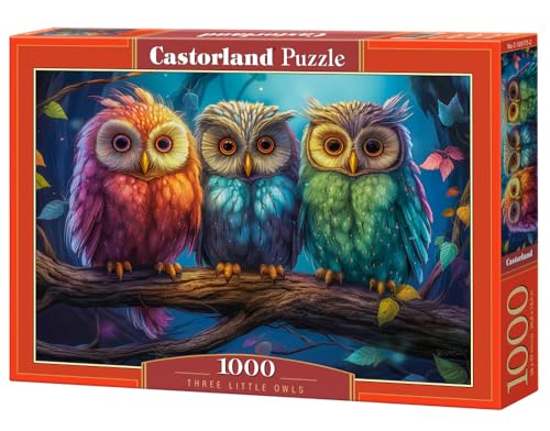 Castorland Puzzle mit 1000 Teilen: Drei kleine Eulen