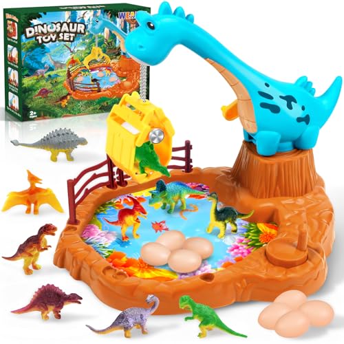 WEARXI Dinosaurier Spielzeug - Dino Greifspiel für Kinder, Ostergeschenke Kinder 2 Jahre, Spielzeug ab 2-6 Jahre Geschenk Junge Mädchen, Kinderspielzeug ab 2 3 Jahre, Ostern Geschenke Kinder