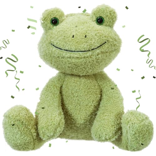 XNAUVOI Frosch Kuscheltier Kinder,Frosch Kuscheltier, Plüsch Frogs Weiche Und Komfortable Plüsch Frog Plüschpuppe-25cm