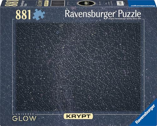 Ravensburger Puzzle 12000240 - Krypt Puzzle Universe Glow - Schweres Puzzle für Erwachsene und Kinder ab 14 Jahren, mit 881 Teilen