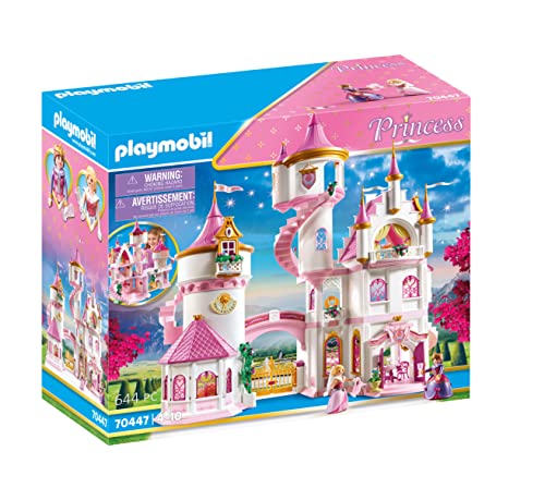 PLAYMOBIL | Princess | Großes Prinzessinnenschloss | mit drehbarer Tanzplatte | Spielzeug für Kinder ab 4 Jahren | 70447