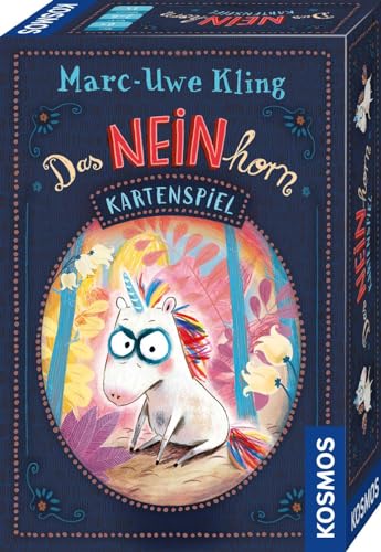 KOSMOS 680848 Das NEINhorn - Kartenspiel, Das Spiel zum bekannten Kinder-Buch, lustiges Kinderspiel ab 6 Jahre, für 2 bis 6 Spieler, in praktischer Open & Play Magnet-Box