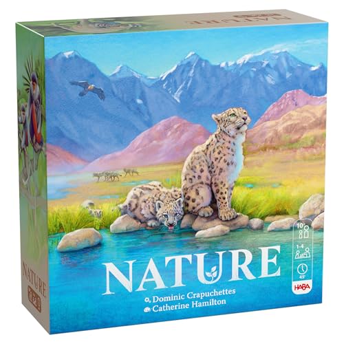 HABA Nature – Spannendes Ökosystem Brett- und Kartenspiel – Strategisches Spiel für 2–4 Spieler mit Erweiterungsoptionen für Langzeitspielspaß – 2014453001