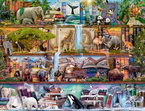 Ravensburger Puzzle 16652 - Big Animal World - 2000 Teile Puzzle für Erwachsene und Kinder ab 14 Jahren, Motiv von Aimee Stewart