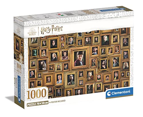 Clementoni Harry Potter 39786 – Unmögliches Puzzle – 1000 Teile – Erwachsenenpuzzle schwer unmöglich Made in Italy
