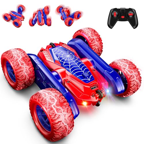 Dreamlandia Ferngesteuertes Auto ab 3-10 Jahre, 2.4Ghz 360° Flip RC Auto Outdoor Spielzeug ab 3-8 Jahre Junge, 4WD Monstertruck Geburtstags Ostergeschenke für Kinder, Junge