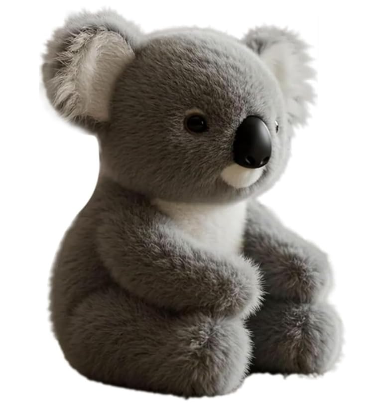 Hitchuey Koala-Plüschtier zur emotionalen Therapie, 25 cm großer Koala, superweicher Begleiter zur emotionalen Therapie, stressabbauendes Geschenk, geeignet für alle Altersgruppen