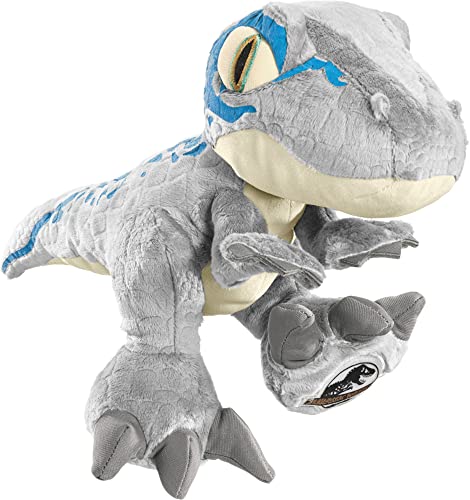 Schmidt Spiele 42753 Dinosaurier Blue, Jurassic World, 30 cm Plüschtier
