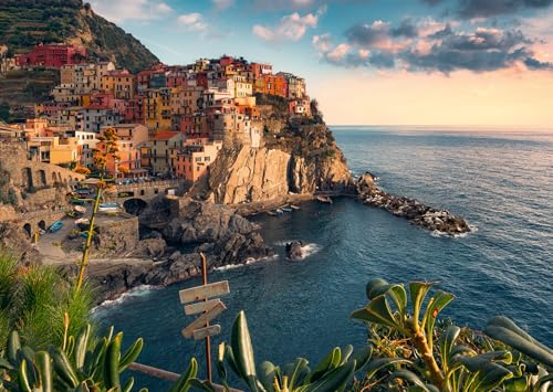 Ravensburger Puzzle 12000755 - Cinque Terre - 1000 Teile Puzzle für Erwachsene und Kinder ab 14 Jahren