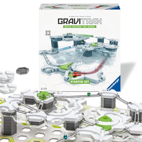 Ravensburger GraviTrax Starter-Set 22410 - GraviTrax Starterset für Deine Kugelbahn - Murmelbahn und Konstruktionsspielzeug ab 8 Jahren, Geschenk für Kinder, alleine bespielbar