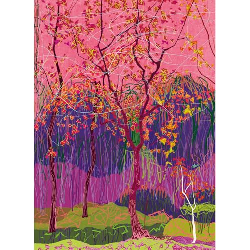 HUADADA Puzzle 1000 Teile,Chinesischer Talgbaum,Puzzle 1000 Teile Erwachsene,Künstlerisches Illustrations Puzzles