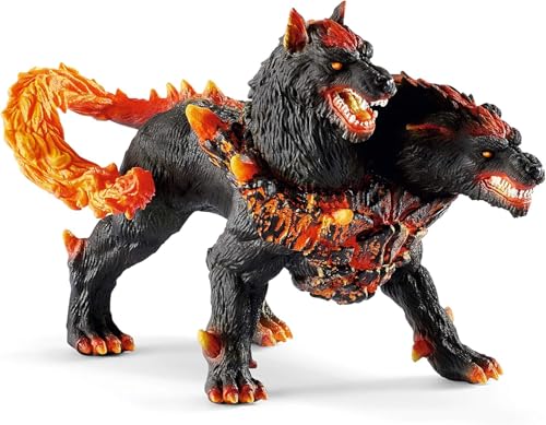 SCHLEICH ELDRADOR Creatures | Höllenhund 42451 | ELDRADOR Monster Spielfigur | detailgetreue Sammelfigur | tolles Geschenk für Mädchen und Jungen | Spielzeug ab 7 Jahren | 14 x 7 x 10 cm