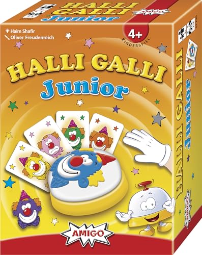 AMIGO 7790 - Halli Galli Junior, Kartenspiel, Inhalt: 1 Stück, Kind, Blau,grüne