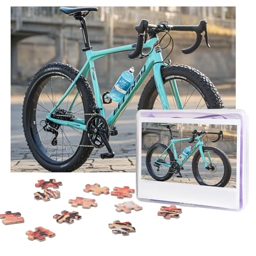 Design Namenspuzzle, 500 Teile, personalisierte Puzzles, Foto-Puzzles mit Aufbewahrungstasche, herausforderndes Bild, Puzzle für Erwachsene, Heimdekoration, Hochzeit (52 x 38 cm)