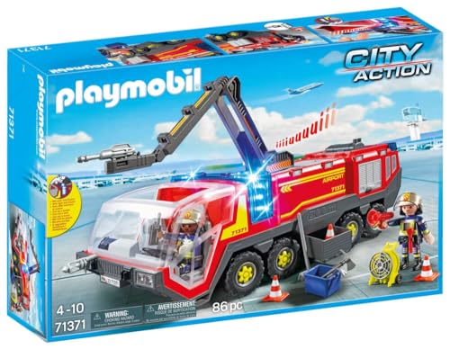 Playmobil 71371 Flughafenlöschfahrzeug mit Licht und Sound