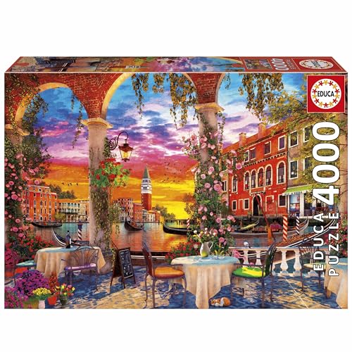 Educa - 4000 Teile Puzzle für Erwachsene | Venedig. Beinhaltet den Service für verlorene Teile. Maße: 136 x 96 cm. Ab 14 Jahren (20313)