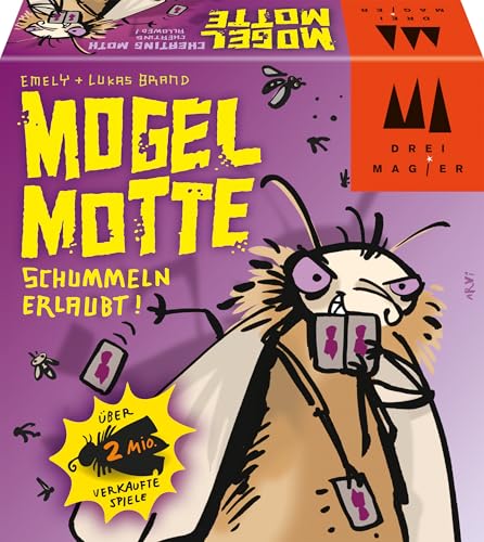 Schmidt Spiele 40862 Mogel Motte, Drei Magier Kartenspiel