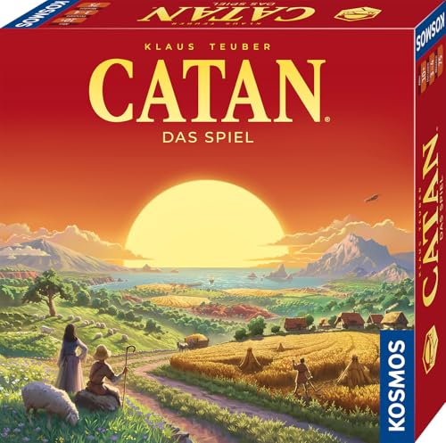 KOSMOS 684655 Catan - Das Spiel, Basisspiel Siedler von Catan, Strategiespiel für 3-4 Personen ab 10 Jahren, Brettspiel-Klassiker, Familienspiel, Gesellschaftsspiel
