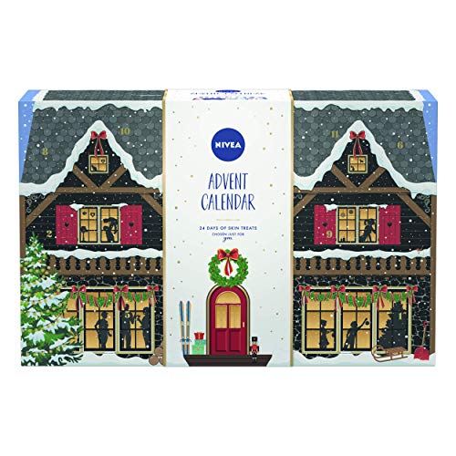 NIVEA Adventskalender 2022 für Sie, Weihnachts-Adventskalender mit einer Vielzahl von NIVEA Produkten, Beauty-Adventskalender