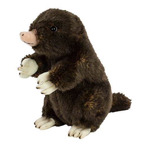 Teddys Rothenburg Kuscheltier Maulwurf stehend braun/beige 21 cm Plüschmaulwurf Plüschtier Uni-Toys