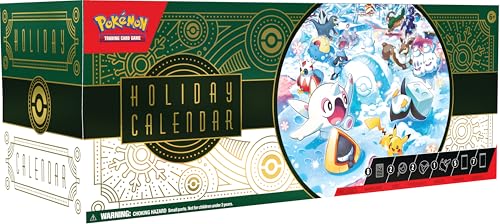 Pokémon TCG: Urlaubskalender (8 Folien-Promo-Karten, 5 Boosterpacks und mehr)