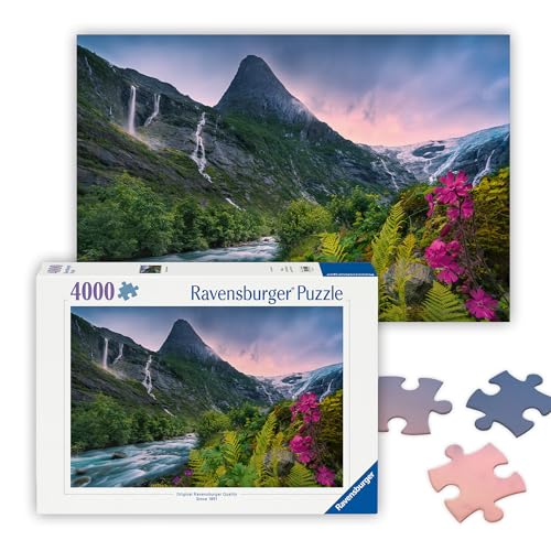Ravensburger Puzzle 12000811 - Atemberaubende Bergstimmung - 4000 Teile Puzzle für Erwachsene und Kinder ab 14 Jahren, Puzzle mit Landschaft und Natur