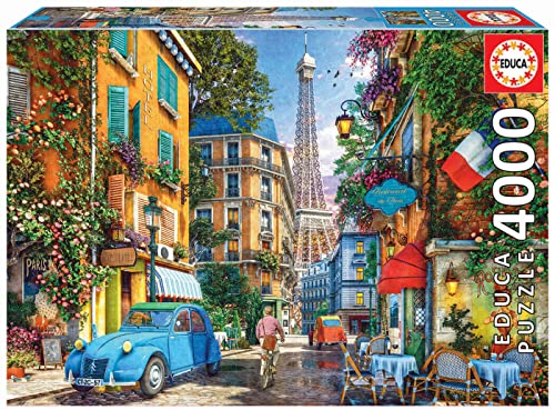 Educa - Puzzle 4000 Teile für Erwachsene | Die Altstadt von Paris, 4000 Teile Puzzle für Erwachsene und Kinder ab 14 Jahren, Inklusive Ersatzteilservice, Solange der Vorrat reicht. Frankreich (19284)