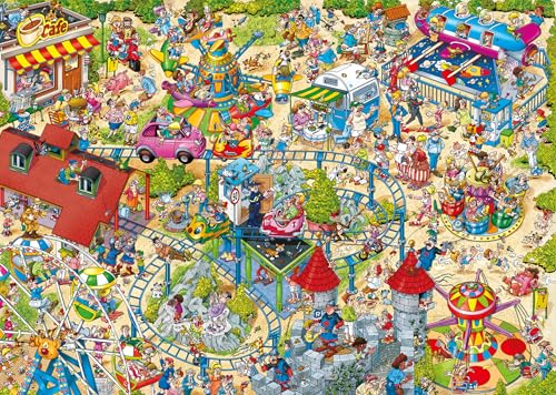 Ravensburger Puzzle 12001165 - Ray Nicholson: The Amusement Park - 1000 Teile Puzzle für Erwachsene und Kinder ab 14 Jahren
