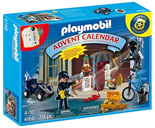 PLAYMOBIL 4168 Adventskalender Polizeialarm! Schatzräuber auf der Flucht