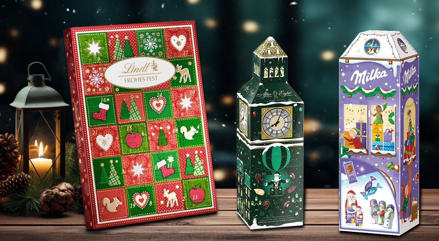 Schoko-Adventskalender für Kinder - tägliche schokoladige Überraschungen, die die Vorfreude steigern und den Dezember versüßen.