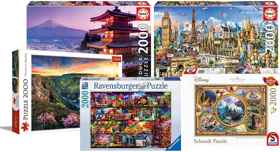 Die beliebtesten Puzzles mit 2000 Teilen