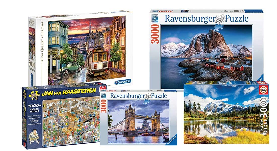 Die beliebtesten Puzzles mit 3000 Teilen