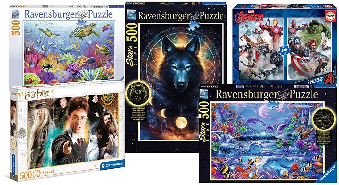 Die beliebtesten Puzzles mit 500 Teilen Die beliebtesten Puzzles mit 500 Teilen