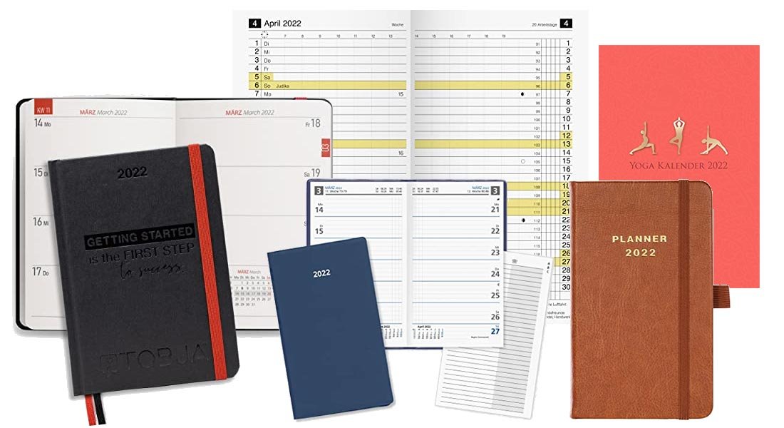 Die beliebtesten Taschenkalender