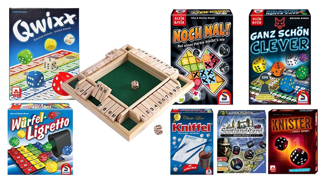 Die beliebtesten Würfelspiele für Kinder